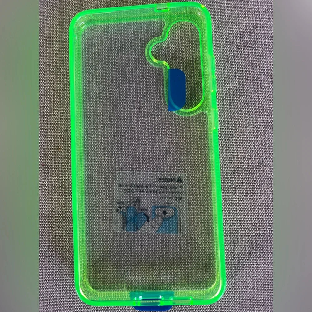 New Acrylic Neon Green Phone Case for Samsung Galaxy S24Plus